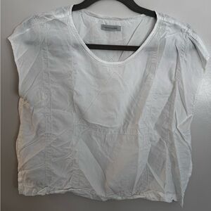 Outerknown white kerchief crop top